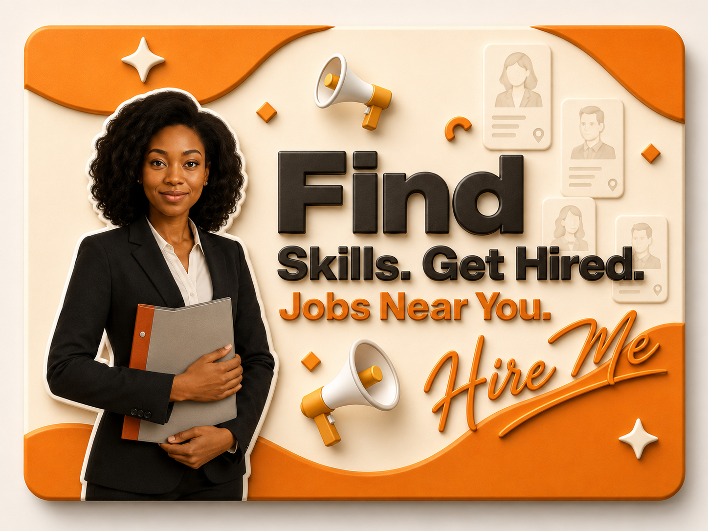 HireMe talent discovery banner